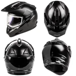 New Gmax GM-11S Snowmobile Electric Helmet Gloss Black All Sizes Dot. Fixed Price $178.47.