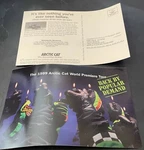 (2) Different 1999 Arctic Cat Snowmobile Spring Tour Sales Cards Postcard Like. Fixed Price $13.99.