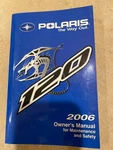 2006 Polaris Snowmobile 120 Owner's / Maintenance Manual 9919675. Fixed Price $24.95.