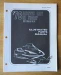 1978 Arctic Cat El Tigre Snowmobile Parts Manual 0185-105. Fixed Price $12.99.