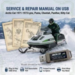 Arctic Cat Panther Kitty 1971 1972 1973 Service Repair Shop Manual On Usb. Fixed Price $23.99.