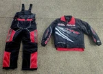 Rare! Polaris Xc Snowmobile Jacket Sz Lt & Bibs Xl Racing Suit Thermoloft Red. Fixed Price $292.49.