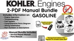 Kohler Series K662 Engine Manual Service Repair Shop Parts Pdf On Usb. Fixed Price $30.00.