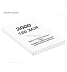 Polaris 120 Xcr 2000 Snowmobiles Owners Manual New Paperback. Fixed Price $54.00.