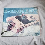 Vintage Evinrude Boat 1971 Brochure Catalog Outboard Motors Snowmobile. Fixed Price $6.00.
