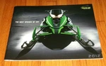 Original 2012 Arctic Snowmobile Full Line Deluxe Sales Brochure Catalog. Fixed Price $17.99.