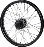 (M)0203-0669 Drag Specialties 21X2.15 Black Front Laced Wheel 40 Spoke. Fixed Price $400.00.