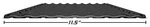 Caliber Lowpro Glide Wide 11.5" Single 8PC Set 13377. Fixed Price $109.99.