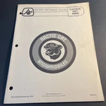 Original 1971 Arctic Cat Ext, Special, King Kat Parts Manual 0185-545 (724). Fixed Price $35.99.