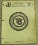1973 Arctic El Tigre Snowmobile Parts Manual Catalog Book List Original Oem. Fixed Price $71.87.