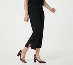 Dennis Basso Textured Woven Pull-on Crop Pants Black Size Small ( ) A398748. Fixed Price $19.95.