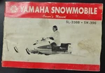 Yamaha SL-338B SW-396 Snowmobile Owners Manual. Fixed Price $17.95.