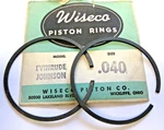 Evinrude Johnson Omc 370 Opposed Engine .040 Oversize Piston Rings Wiseco 2539C. Fixed Price $25.99.