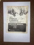 1973 Evinrude Johnson 21HP E-1532 J21-153C Snowmobile Shop Service Manual 406133. Fixed Price $37.95.