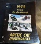 1994 Arctic Cat Snowmobile Puma Service Manual P/n 2254-999 (344). Fixed Price $24.99.
