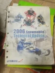 Oem Yamaha LIT-12468-00-06 2006 Snowmobile Technical Update. Fixed Price $25.00.
