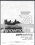 1974 Johnson Evinrude & Series Snowmobile Parts Manual 32 Pg Covers 6 Models. Fixed Price $15.95.
