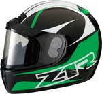 Z1R Phantom Helmet + Electric Shield Snowmobile Full Face Green X-large Xl. Fixed Price $195.95.