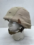 Original Us Army Desert Storm Combat Helmet, M-5, Kevlar Dupont, W/covering. Fixed Price $95.00.