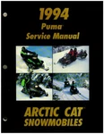 1994 Arctic Cat Puma Deluxe Snowmobile Service Manual : 2254-999. Fixed Price $107.87.