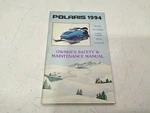 1994 Owners Msnual - 2000 Polaris Nos. Fixed Price $14.99.