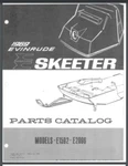 1969 Evinrude Skeeter E1592, E2096 Snowmobile Parts Manual 31 Pages. Fixed Price $15.95.