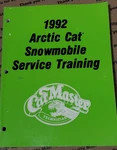 1992 Arctic Cat Snowmobile Service Training Seminar Manual 2254-758 Oem. Fixed Price $11.99.