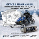 Arctic Cat Crossfire 600 800 / Sno Pro 2010 Service Repair Shop Manual Usb. Fixed Price $17.99.