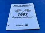 1997 Arctic Bearcat 340 Snowmo Printed Parts Manual Original Book. Fixed Price $5.63.