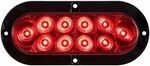 Optronics Led Stop Tail & Turn Light 6" Oval 10D Red Flange Mount. Fixed Price $14.98.