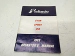 1983 Star Sport Ss Operators Manual - 2000 Polaris Nos. Fixed Price $14.99.