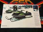 74 Arctic Cat El Tigre Snowmobile Poster Vintage Sled (out Of Sight). Fixed Price $21.88.