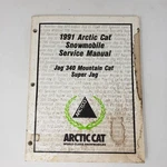 Arctic Cat Service Man. Jag 340 Mountain Super 1991 P/n 2254-643. Fixed Price $14.04.