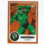 2022 Upper Deck Ud Marvel Beginnings VOL.2 S.1 Orange FFX70 Scorpion 36/39. Fixed Price $20.00.