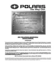 Polaris Snowmobile Service Workshop Manual 2007 Two Stroke Trail Touring Deluxe. Fixed Price $26.00.