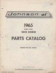 1965 Johnson Skee-horse Snowmobile J1400 Parts Manual 112126 (643). Fixed Price $25.28.