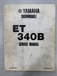 1977 Yamaha ET340B Snowmobile Service Manual LIT-12618-00-11. Fixed Price $10.00.