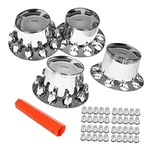 4PCS Rear Wheel Axle Hub Kit 33MM Nut Covers Chrome Abs Plastic. Fixed Price $153.82.