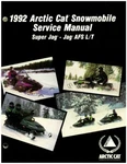 1992 Arctic Cat Super Jag Afs Snowmobile Service Manual : 2254-731. Fixed Price $57.51.