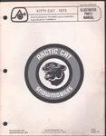 1973 Arctic Cat Kitty Illustrated Parts Manual Snowmobile T58060S1A MN2831. Fixed Price $9.95.