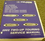 2002 Polaris Indy 600 Classic Touring Snowmobile Service Repair Manual 9917364. Fixed Price $167.88.