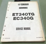 Genuine Yamaha LIT-12618-00-45 ET340TG, EC340G Snowmobile Service Manual 1982. Fixed Price $92.21.