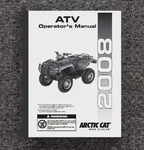 400 500 650 Atv Operator Maint Manual Fits 2008 Arctic Cat 700 H1 Efi Pn 2257886. Fixed Price $22.07.