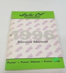 Arctic Cat 1996 Puma-puma Deluxe & 2-UP Service Manual 2255-298 Artic. Fixed Price $23.75.
