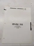 Ski-doo Bombardier Snowmobile Parts List Manual Catalog 1966 Section Alpine. Fixed Price $78.64.