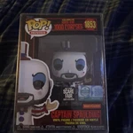 Funko Pop! Captain Spaulding #1853 Hot Topic Scare Fair 9500 Pcs. Fixed Price $26.99.