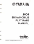 Genuine Yamaha Dealer/service Repair Shop Flat Rate Time Manual 2006 Snowmobile. Fixed Price $14.99.