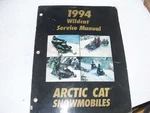 Arctic Snowmobile 1994 Wildcat Shop Repair Service Manual Used Oem 2255-009. Fixed Price $17.95.