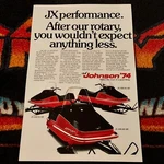 74 Johnson Jx Line Snowmobile Poster Vintage Omc Sled 650 440 400. Fixed Price $21.88.