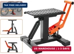 Vevor Dirt Bike Lift Stand, Motorcycle Jack 440 Lbs Capacity Hydr. Fixed Price $91.35.